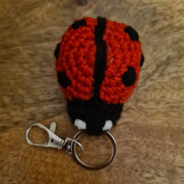 Crochet Ladybird Keyring