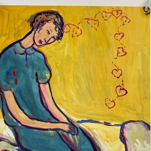 CHARLOTTE SALOMON - Locandina originale della mostra "Vita o teatro?" Lehnbachhaus 2023