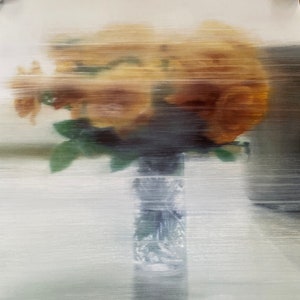 GERHARD RICHTER - Cartel original de la exposición "Roses" 2015 Düsseldorf - A1