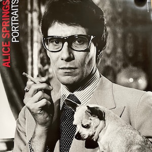 HELMUT NEWTON - Original exhibition poster "Helmut Newton - Alice Springs" exhibition in Berlin featuring Yves Saint Laurent 2018