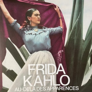 FRIDA KAHLO - Manifesto originale della mostra dal Palais Galliera di Parigi