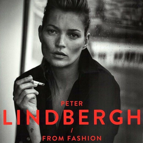 PETER LINDBERGH - Original exhibition poster Kate Moss of "From Fashion To Reality" exhibition in Munich