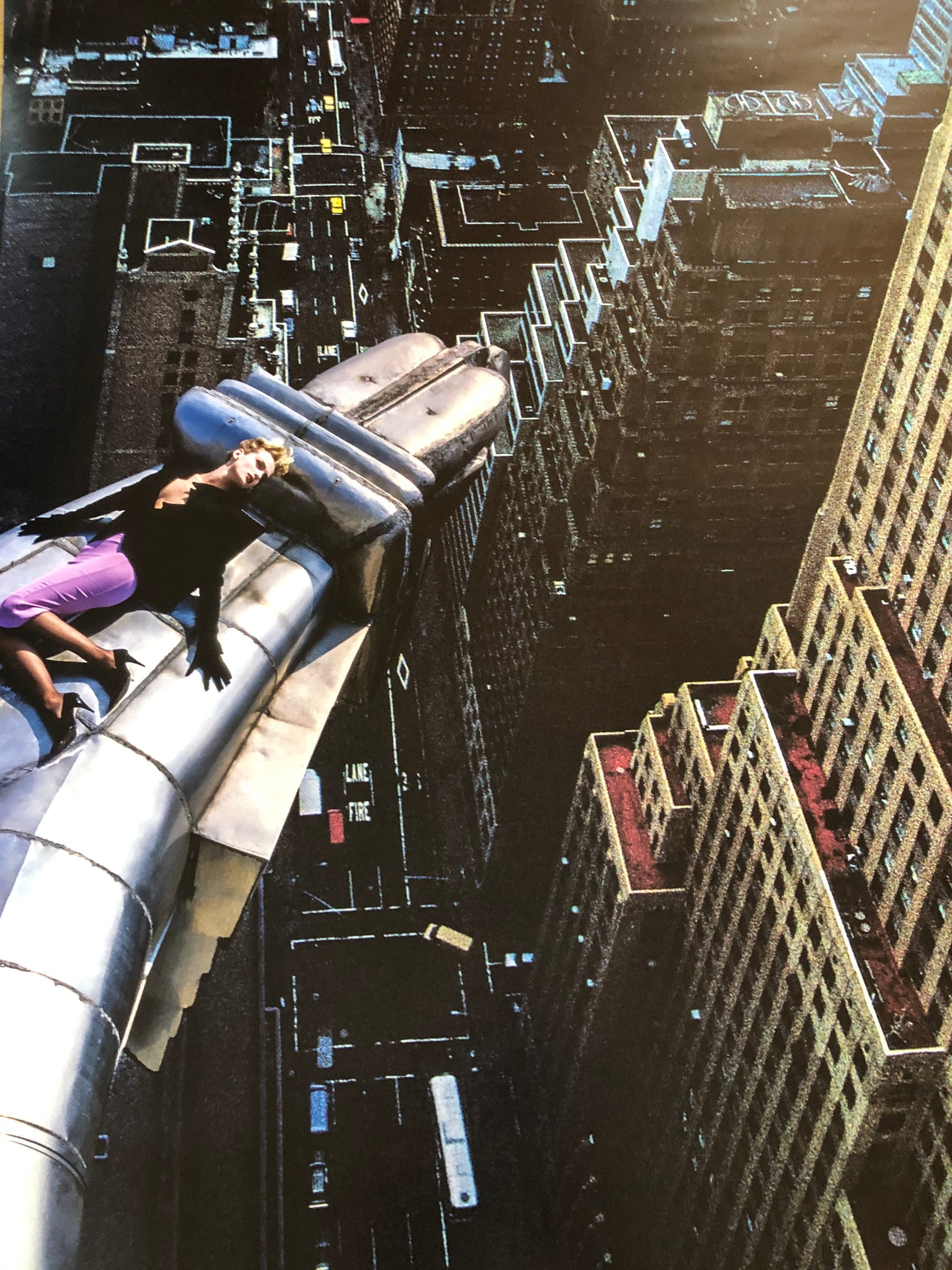 THIERRY MUGLER - Original Exhibition Poster Chrysler Building New