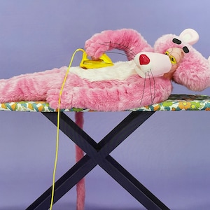ALEX DA CORTE - Poster originale della mostra "Rubber Pencil Devil" con Pink Panther, Louisiana Danimarca