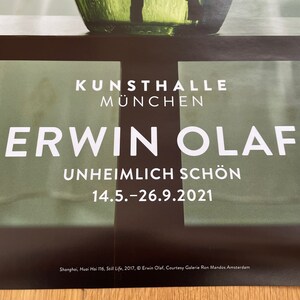 ERWIN OLAF Originele tentoonstellingsaffiche Shanghai, Huai Hai 116, Still Life van tentoonstelling Unheimlich schön in München afbeelding 3