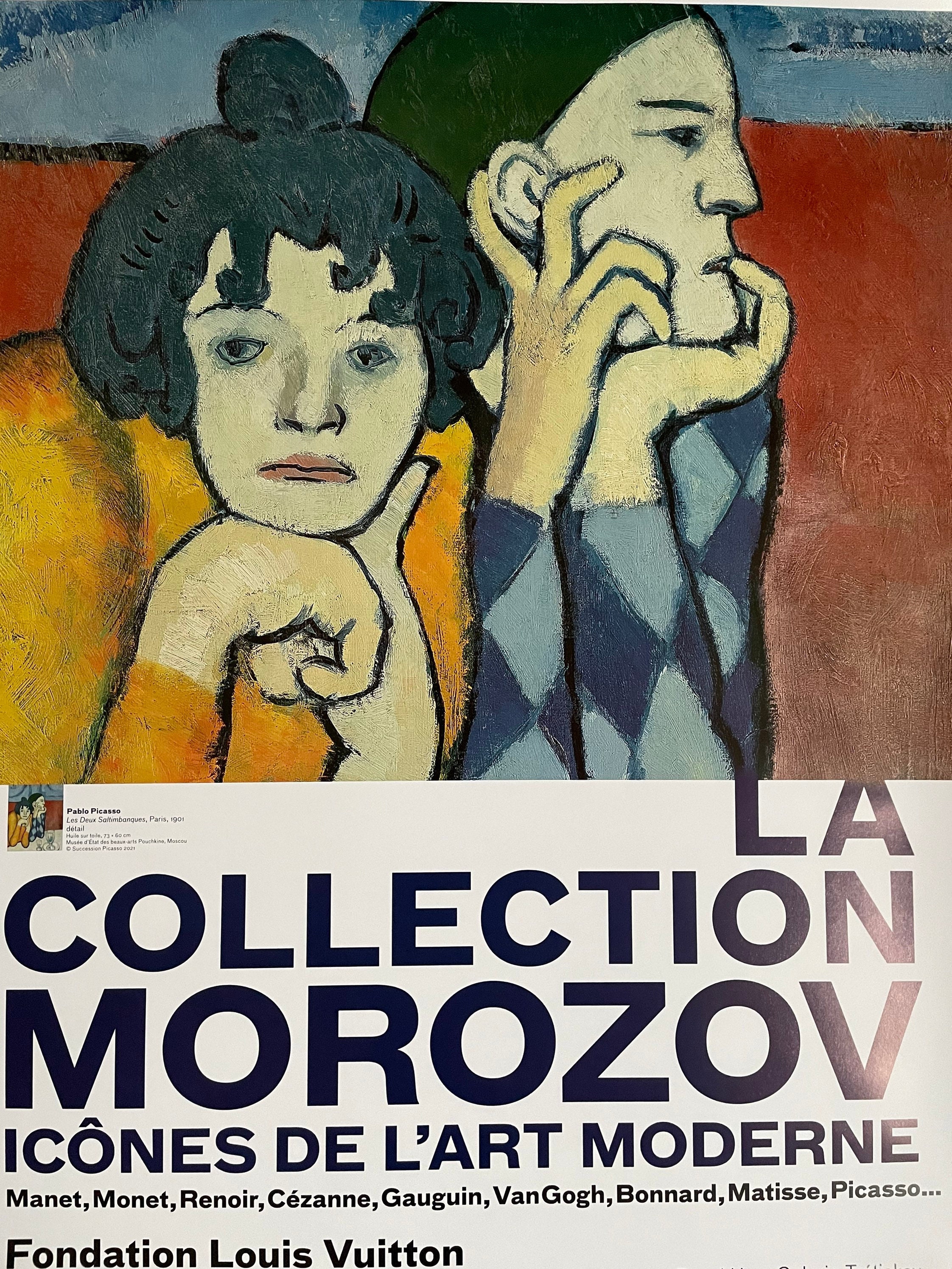 Original Picasso Poster Collection Morozov - Fondation Louis Vuitton - 2021