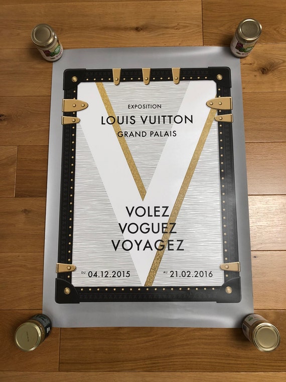 Buy LOUIS VUITTON Original Exhibition Poster volez Online in India