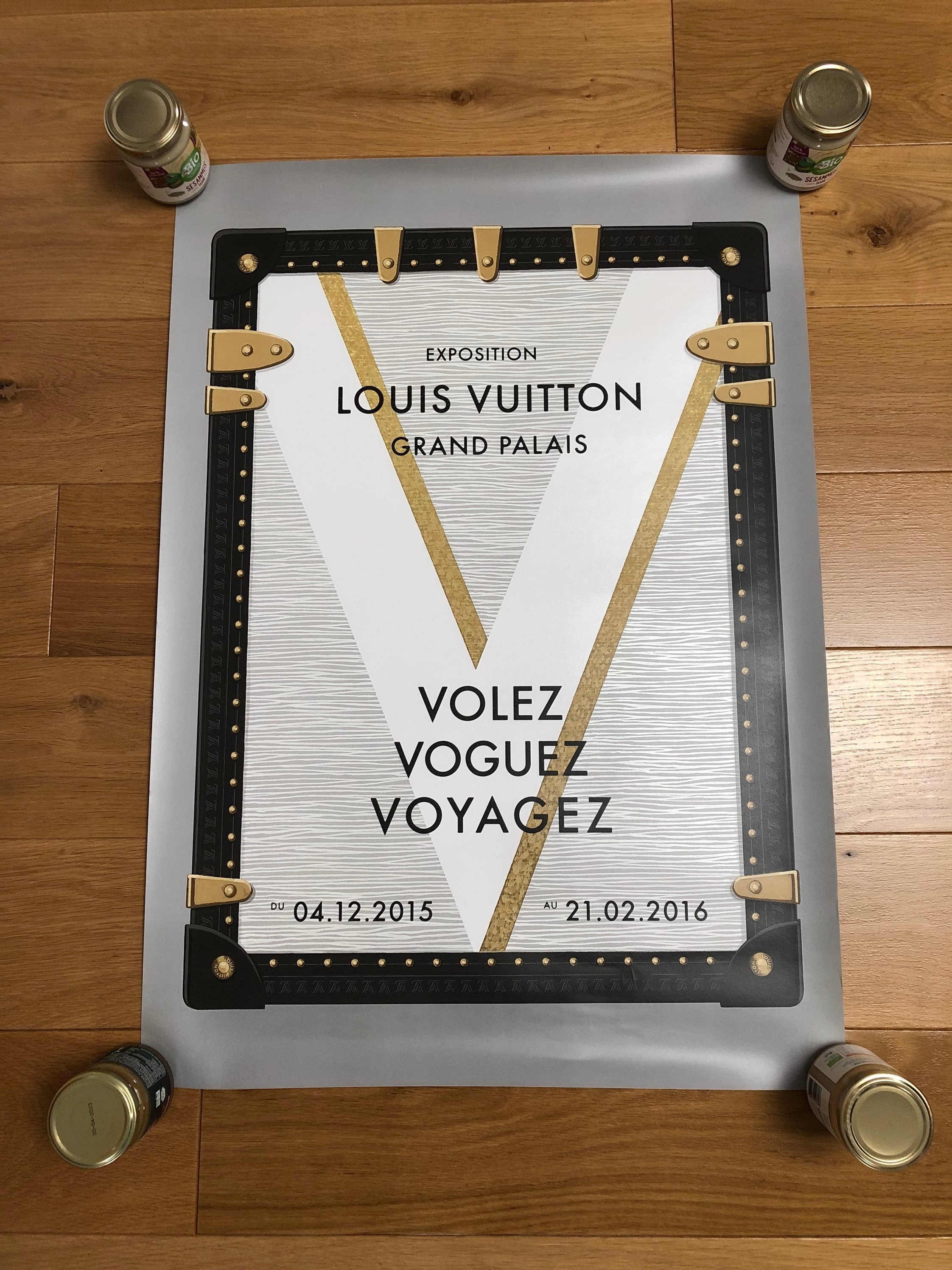 LOUIS VUITTON Exhibition Volez Voguez Voyagez Tokyo Kioicho 2016 Poster