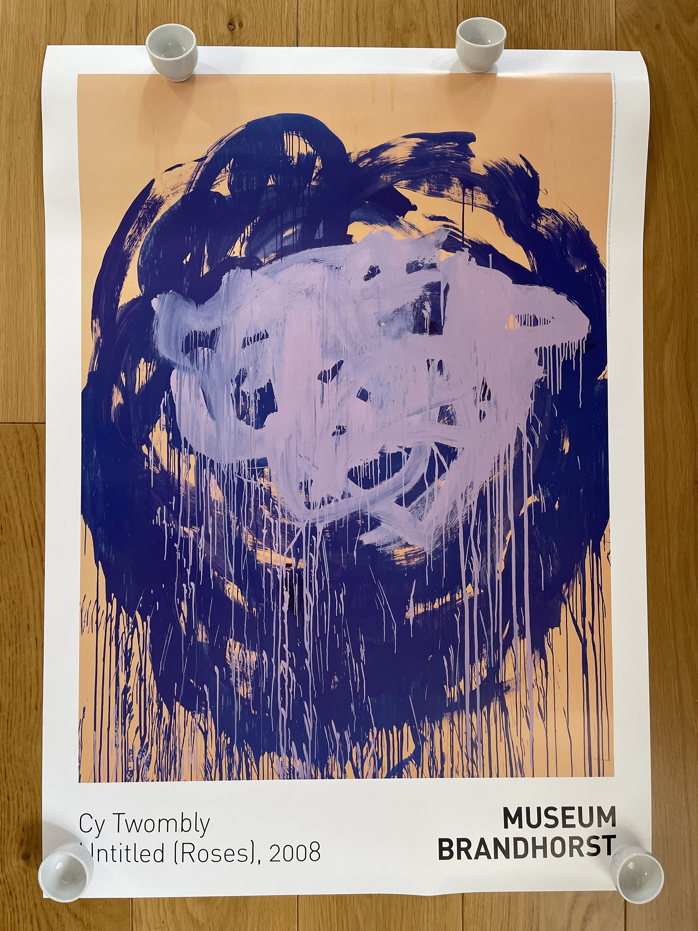 CY TWOMBLY - Original Exhibition Poster CY TWOMBLY - Original Exhibition Poster