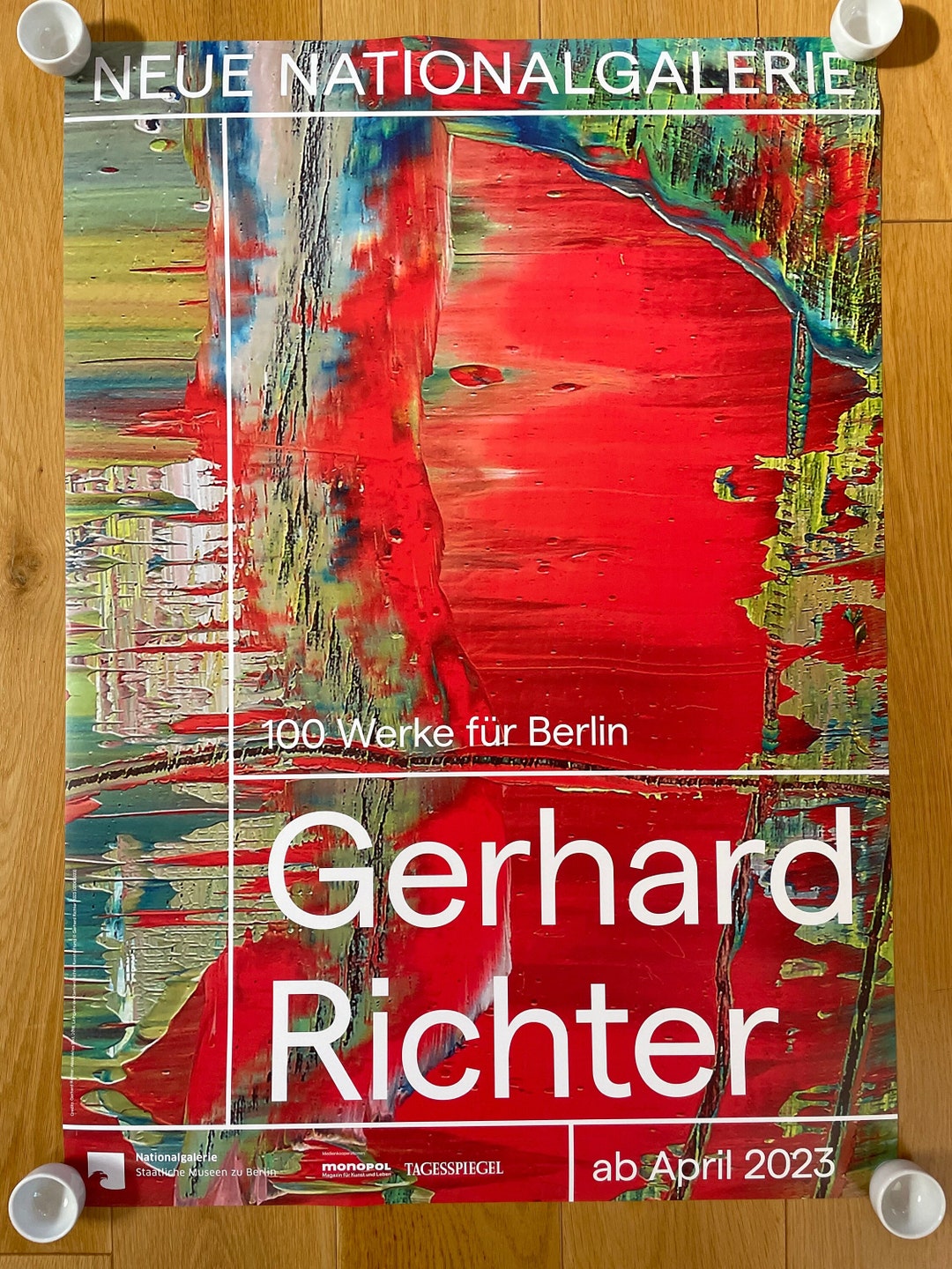 GERHARD RICHTER Original exhibition poster 