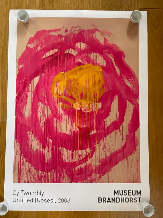 CY TWOMBLY - Original Exhibition Poster 