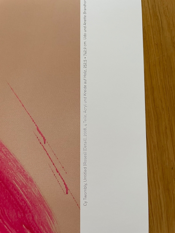 新品正規品 CyTwombly「 Untitled, 1971」額装付きポスター stoop | CY TWOMBLY｜VINTAGE POSTER