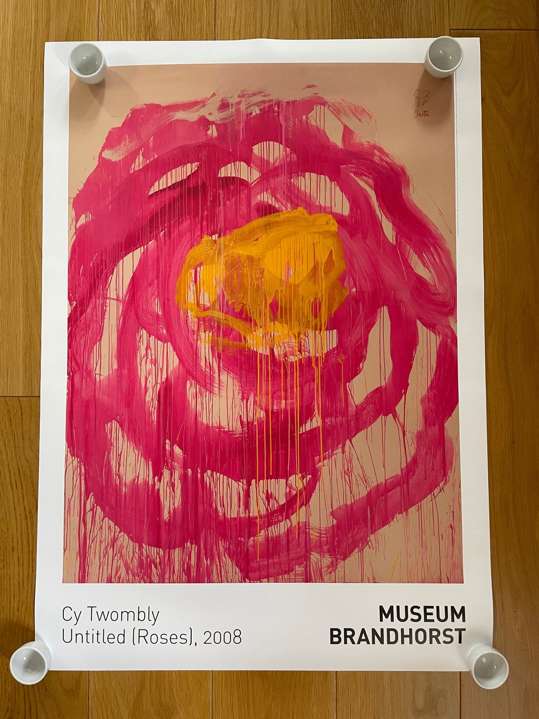 CY TWOMBLY - Original Exhibition Poster CY TWOMBLY - Original Exhibition Poster