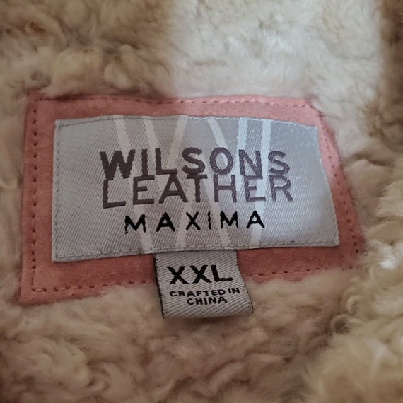Vintage Y2K Wilsons Leather Maxima Pink Suede She… - image 5