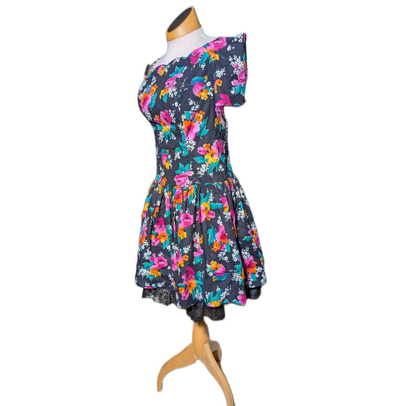 cute 80s dresses Vintage 1980s Little Black Party Dress Sexy Ruched Chiffon Cocktail
