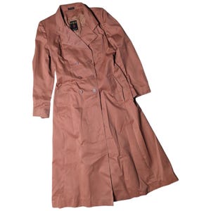 Peach Trench Coat - Etsy