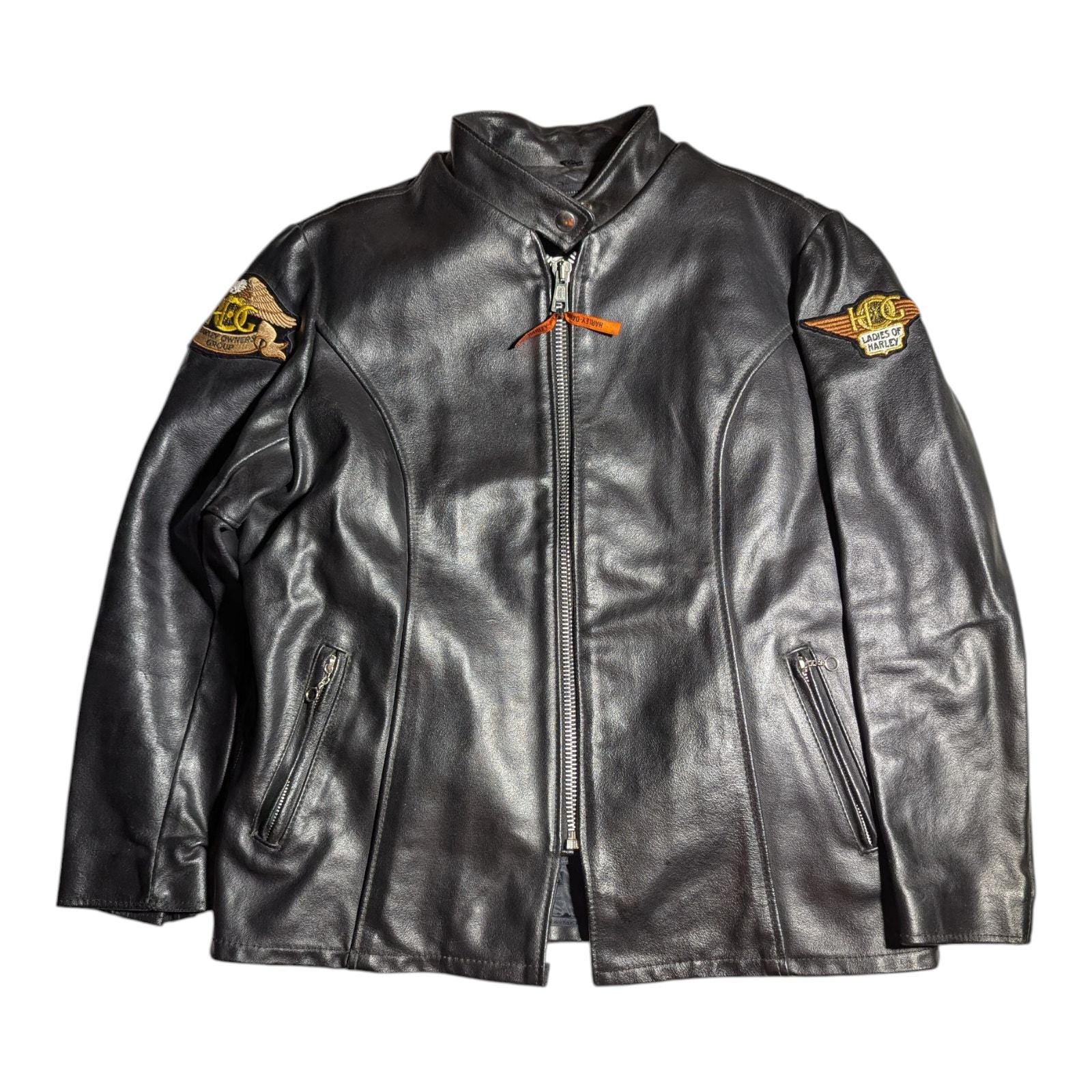 80s Punk Leather Jacket - Etsy