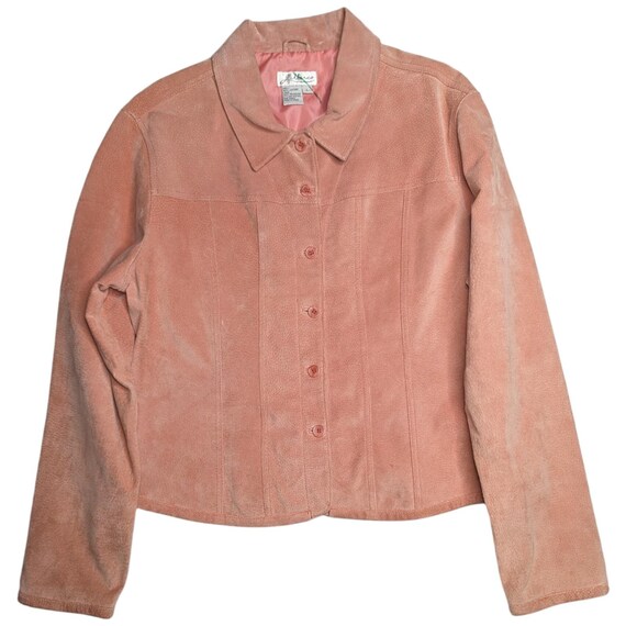 Blush suede jacket deals