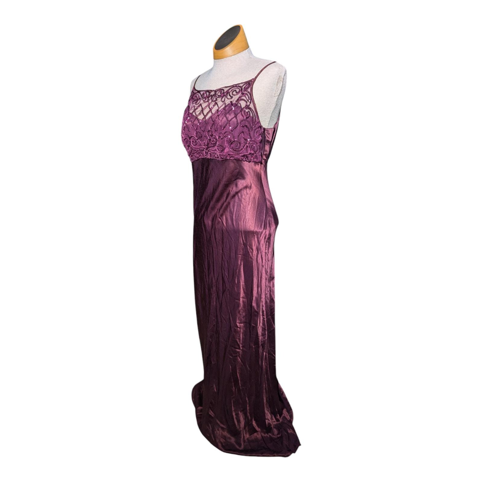 vintage plum bridesmaid dresses Vintage 1950s Sequined Plum Party Dress