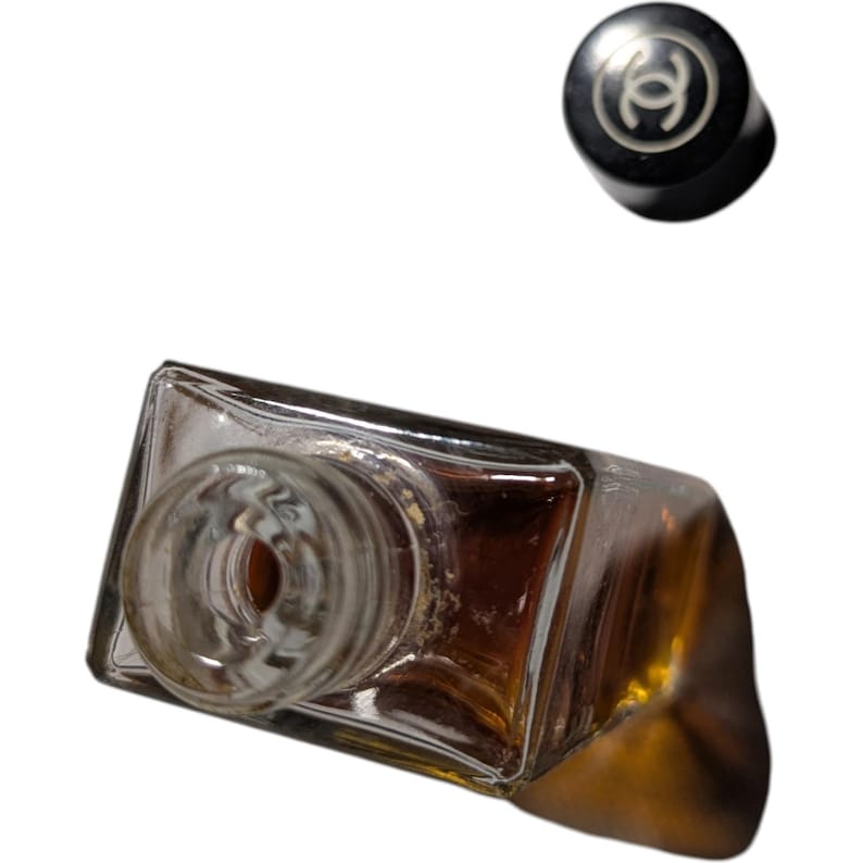 Perfume Chanel Nº 5 Eau de Toilette Splash vintage dos anos 70, 60ml (aproximadamente 60% do frasco), sem rótulo. imagem 5