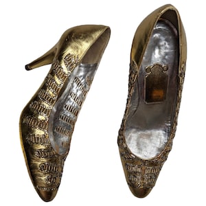 靴 Vintage Giuseppe Zanotti Heel Pumps Giuseppe Zanotti Abstract Heels | Lamb Vintage