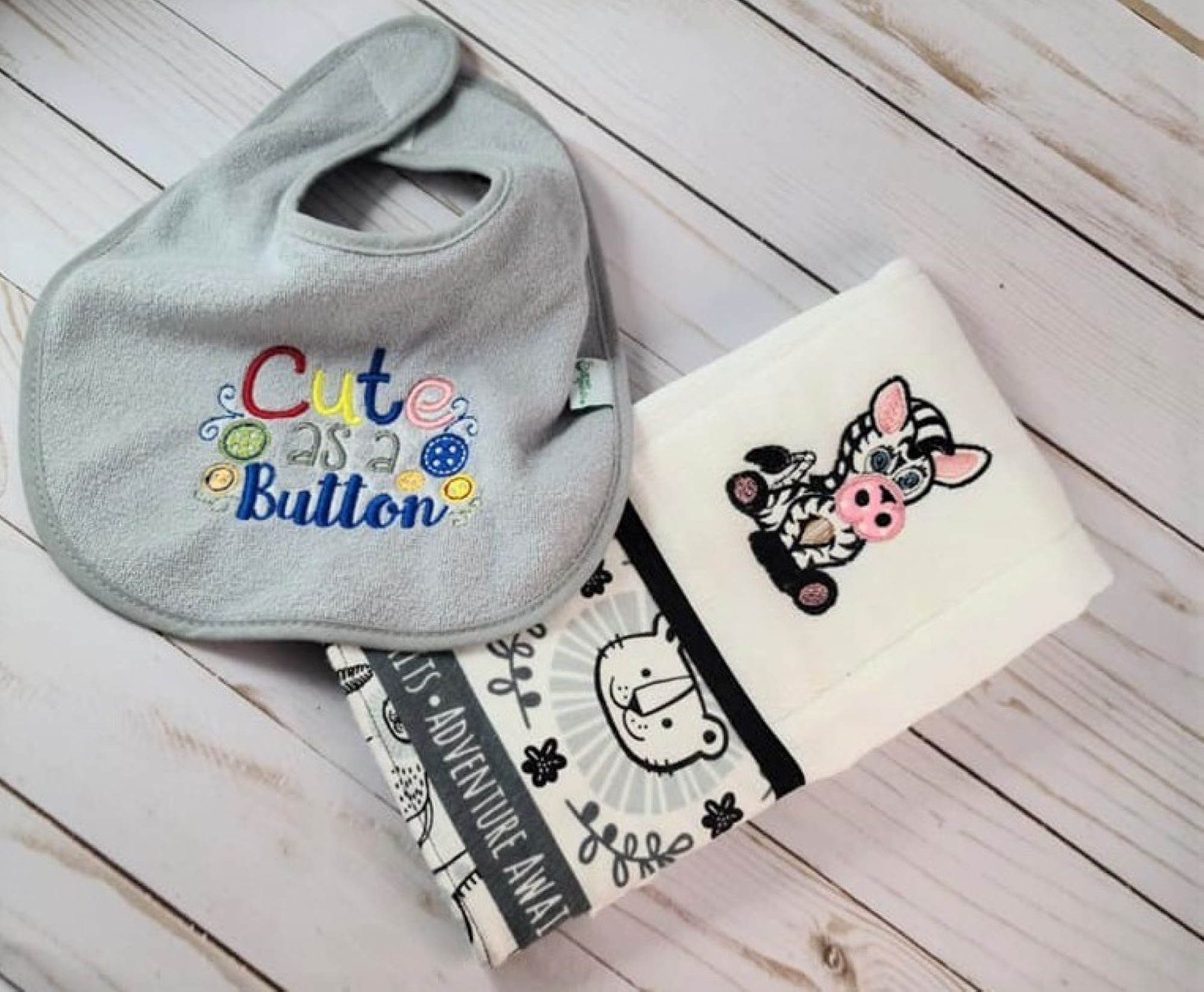 Baby Burp Clothes, Baby Shower Gift, Burp Cloth Set, Baby Burp Clothes