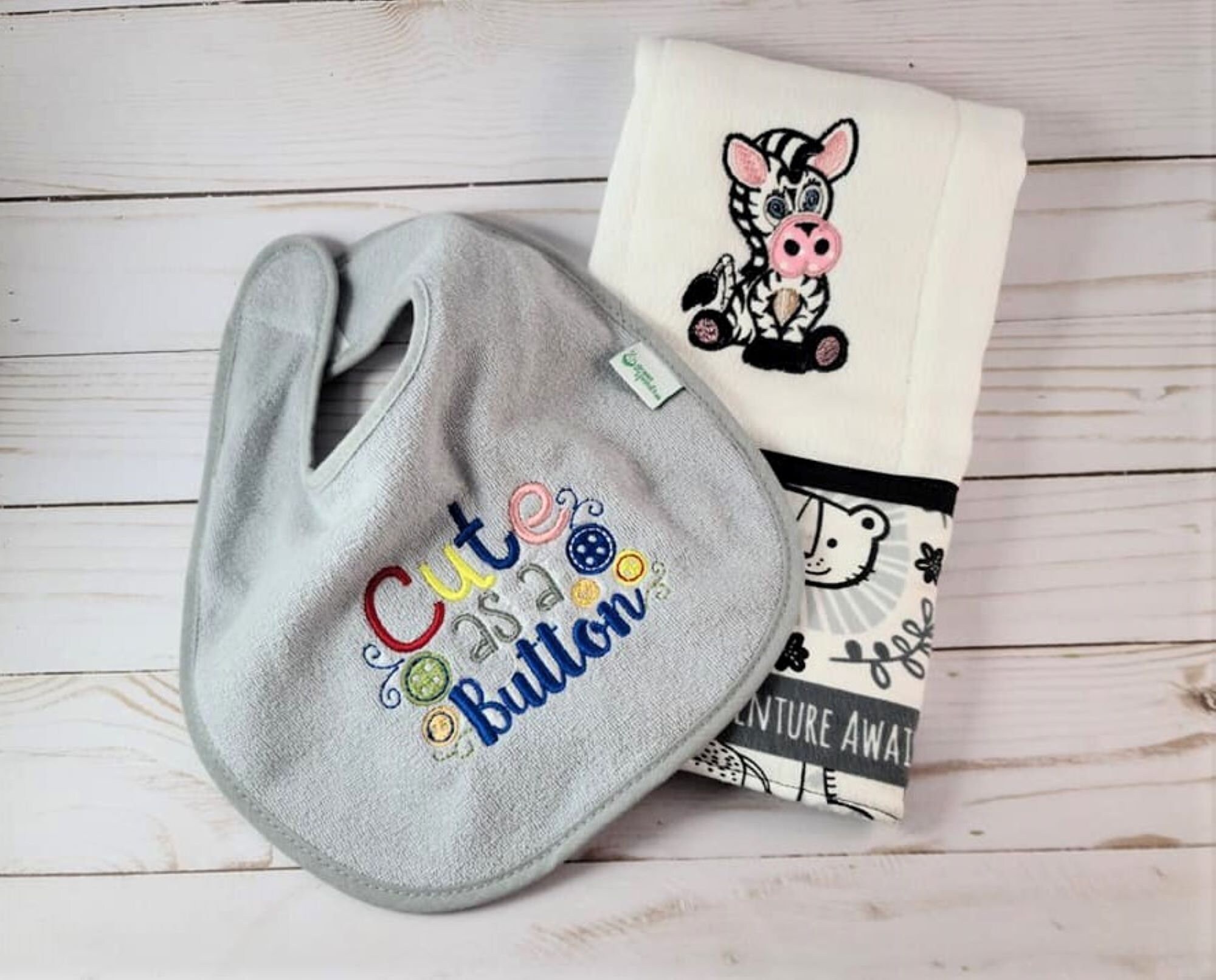 Baby Burp Clothes, Baby Shower Gift, Burp Cloth Set, Baby Burp Clothes