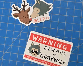 Pegatinas de Beastars, Lougoshi y Legoshi