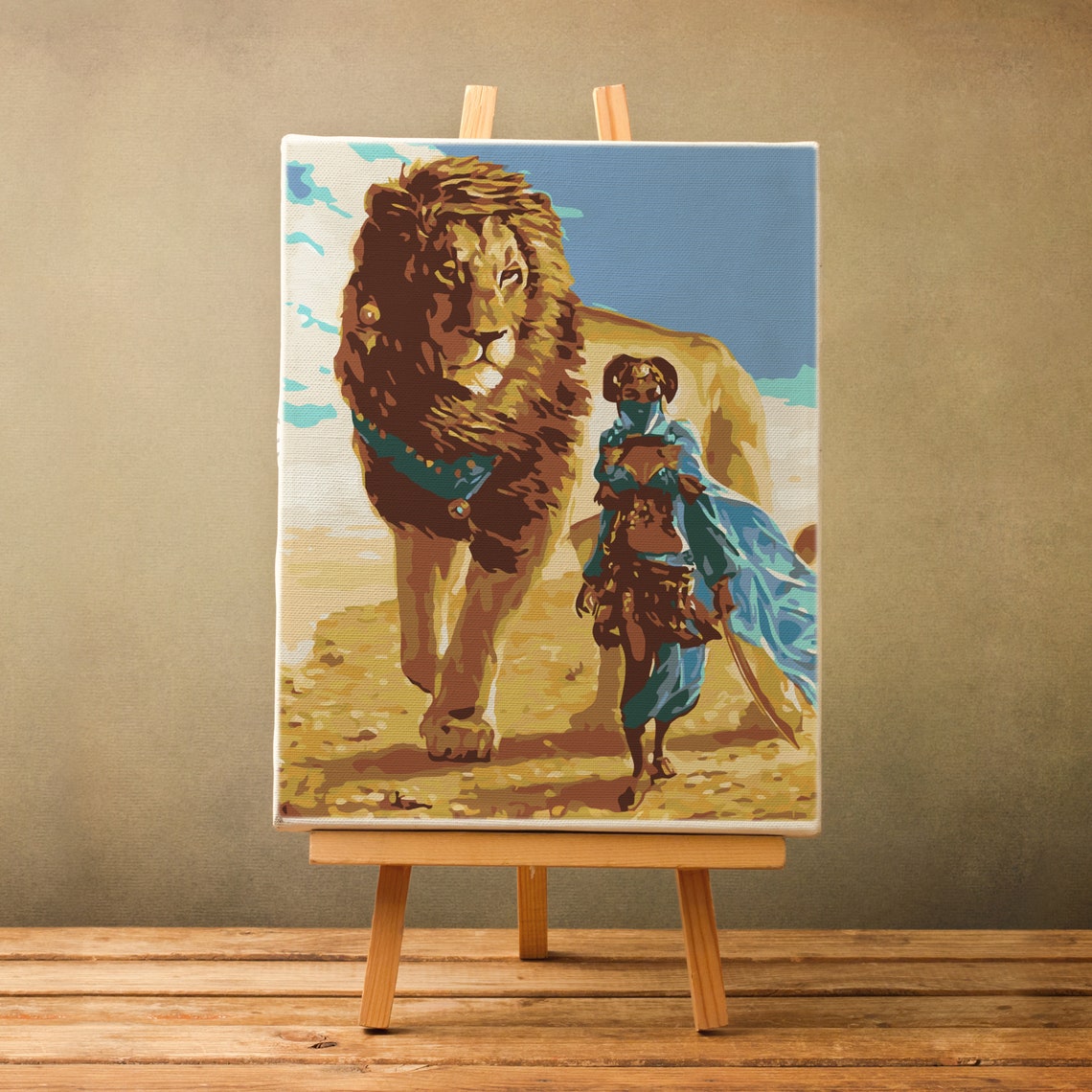 Fantasy Art Oil Painting for Adults Paint by Numbers DIY Kit Etsy