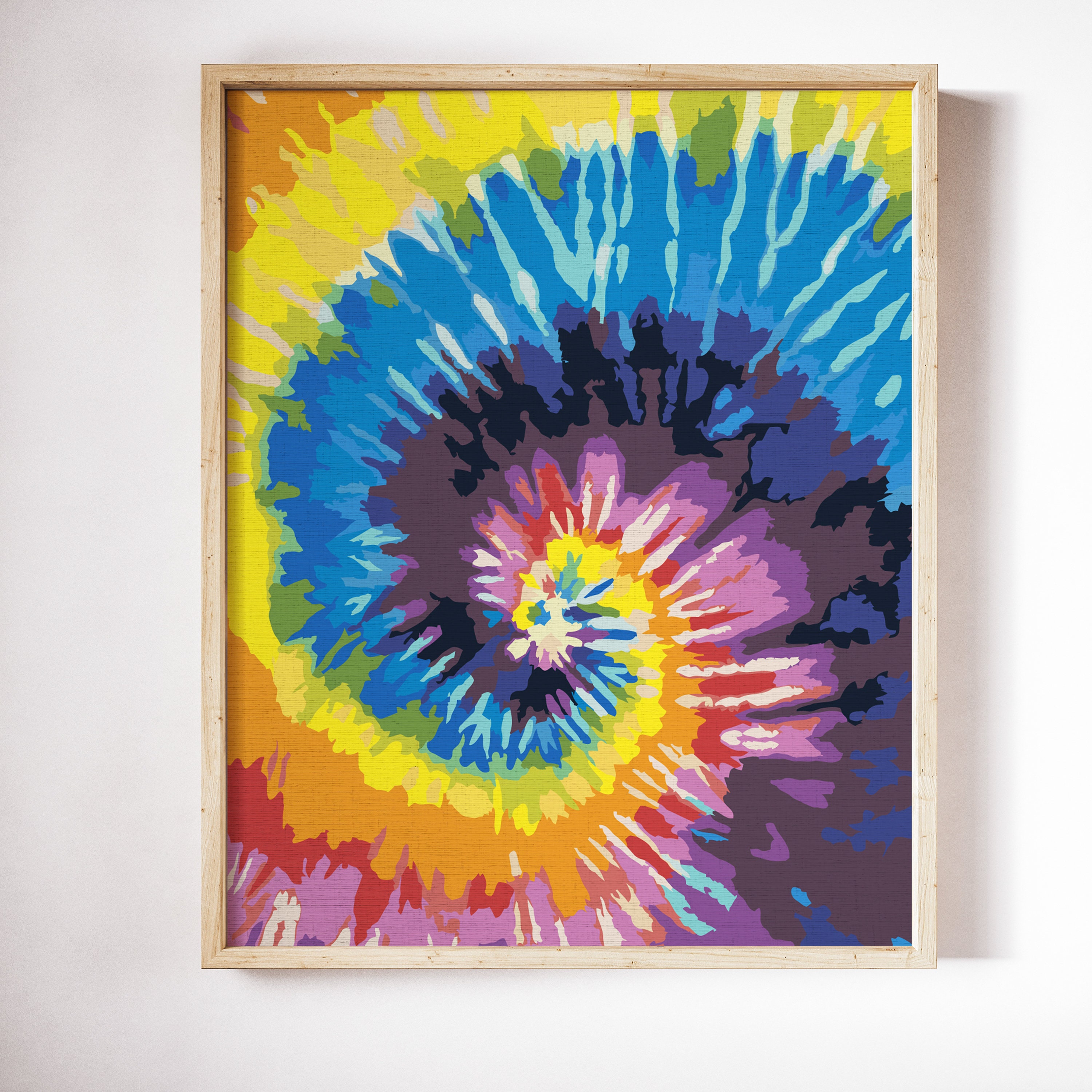 Colorful Paint by Numbers DIY Kit Maelstrom Painting by Number Etsy UK