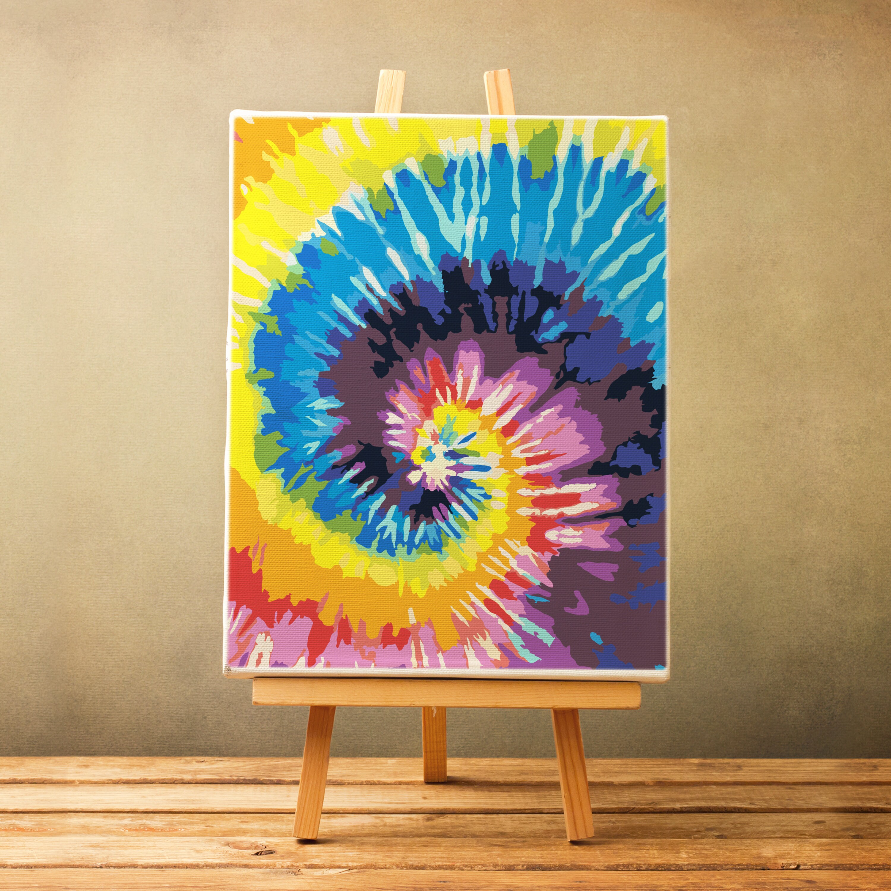 Colorful Paint by Numbers DIY Kit Maelstrom Painting by Number Etsy UK