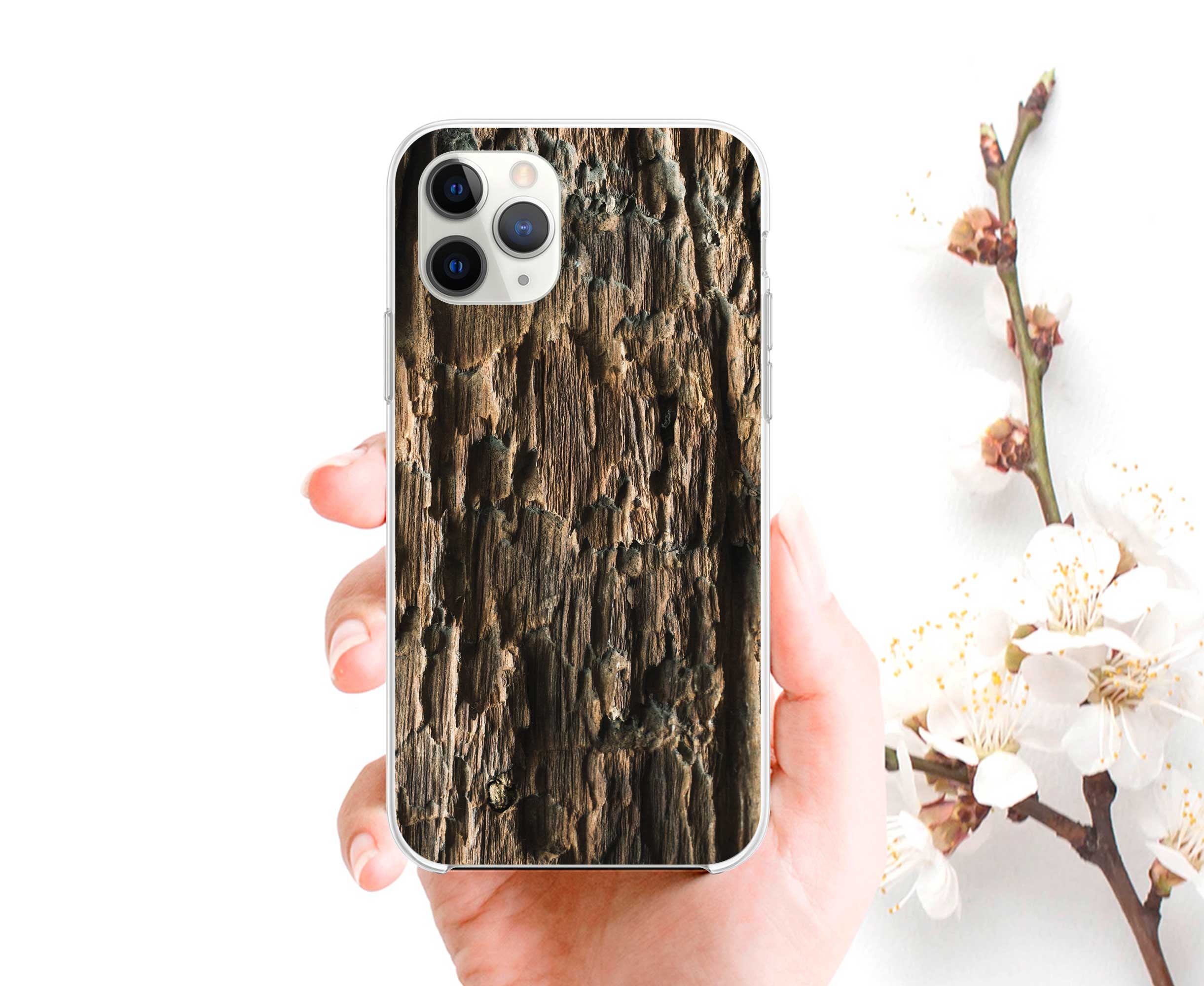 Tree Bark iPhone 8 Plus Case for iPhone 12 Pro Cover Wooden Etsy