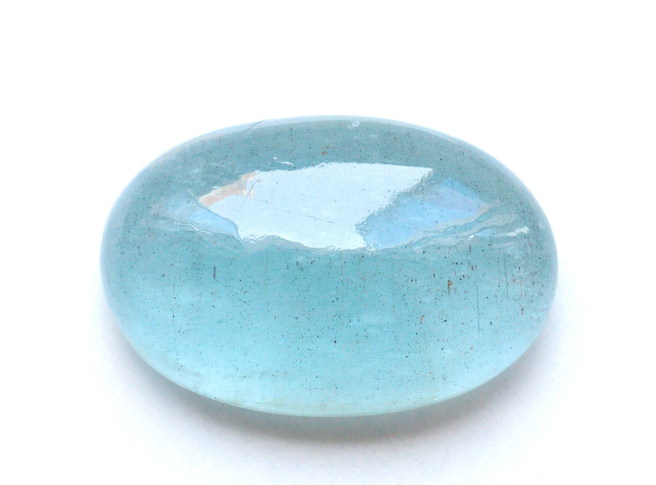 36.15 CT Blue Aquamarine Gemstone Loose Gemstone Oval Shape Etsy