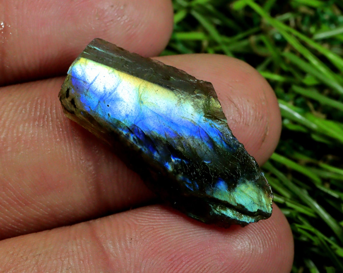 Amazing Natural Labradorite Polished Rough Gemstone Etsy