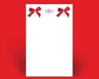 Bow Notepad: Red