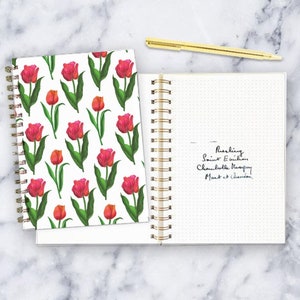 Pink Tulip Notebook