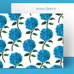 Blue Hydrangea Stationery