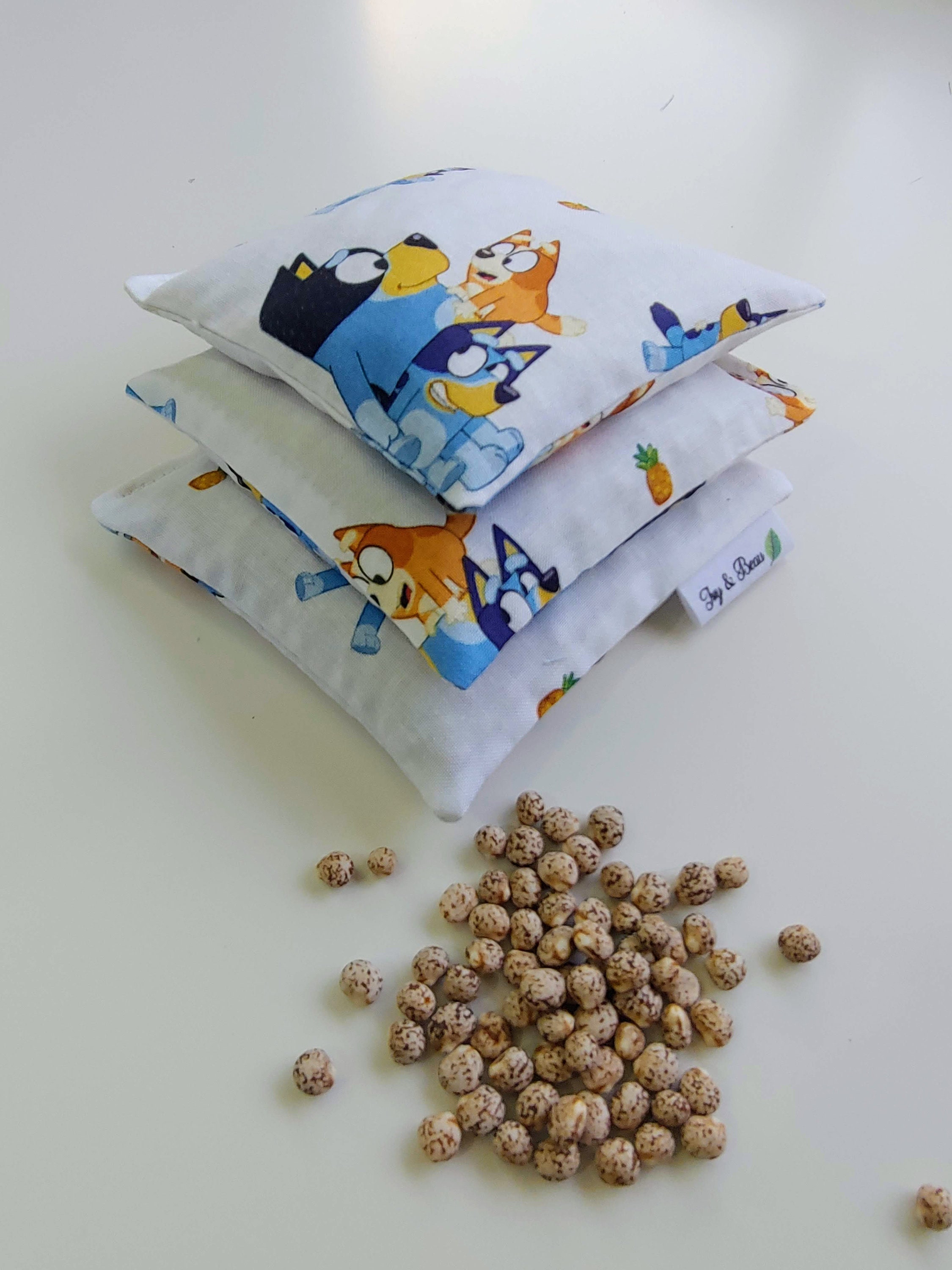 Bluey Kids Mini Bean Bags Lupin Seed Mini Heat Pack Cool Etsy Australia