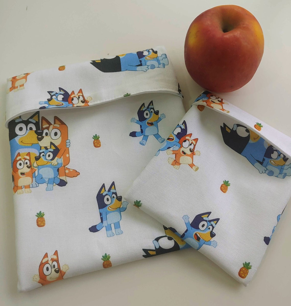 Bluey Sandwich & Snack Bags Washable Waterproof Snack Etsy