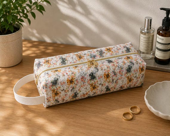 French Bulldog Toiletry Bag | Utility Bag | Overnight Bag | Cosmetic Bag | Make Up Bag | Waterproof Canvas