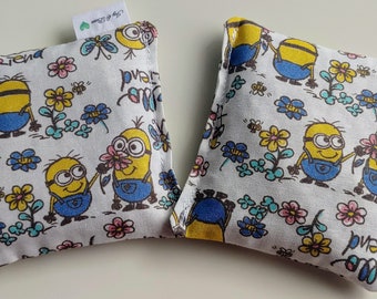 Minions Kids Mini Bean Bags | Lupin Seed | Mini Heat Pack | Cool Pack | Bean Bag Toss Games