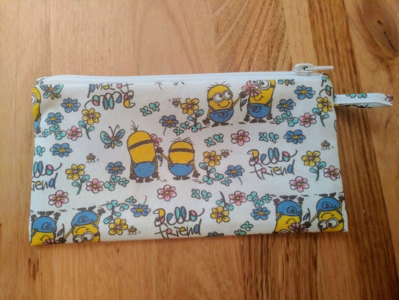 Minions Pencil Case | Zippered Pouch | Fully Lined