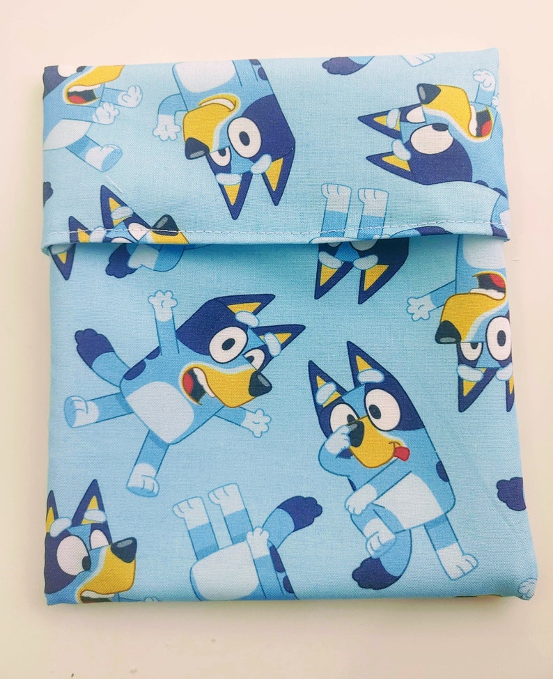 Bluey Sandwich & Snack Bags Washable Waterproof Snack Etsy Australia