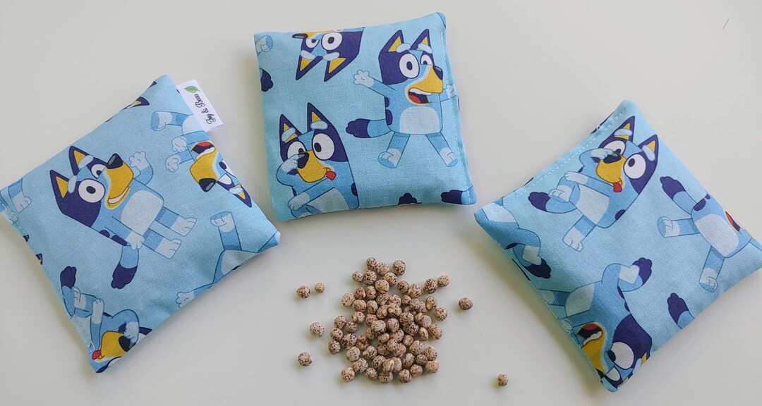Bluey Kids Mini Bean Bags Lupin Seed Mini Heat Pack Cool Etsy Australia