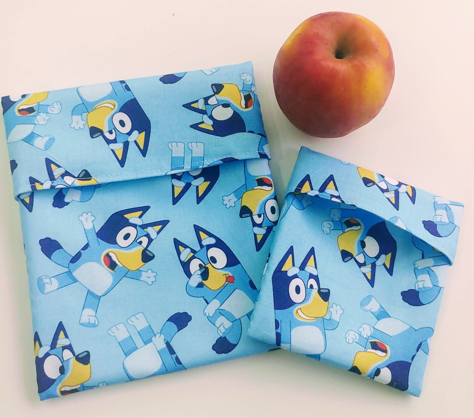 Bluey Sandwich & Snack Bags Washable Waterproof Snack Etsy Australia
