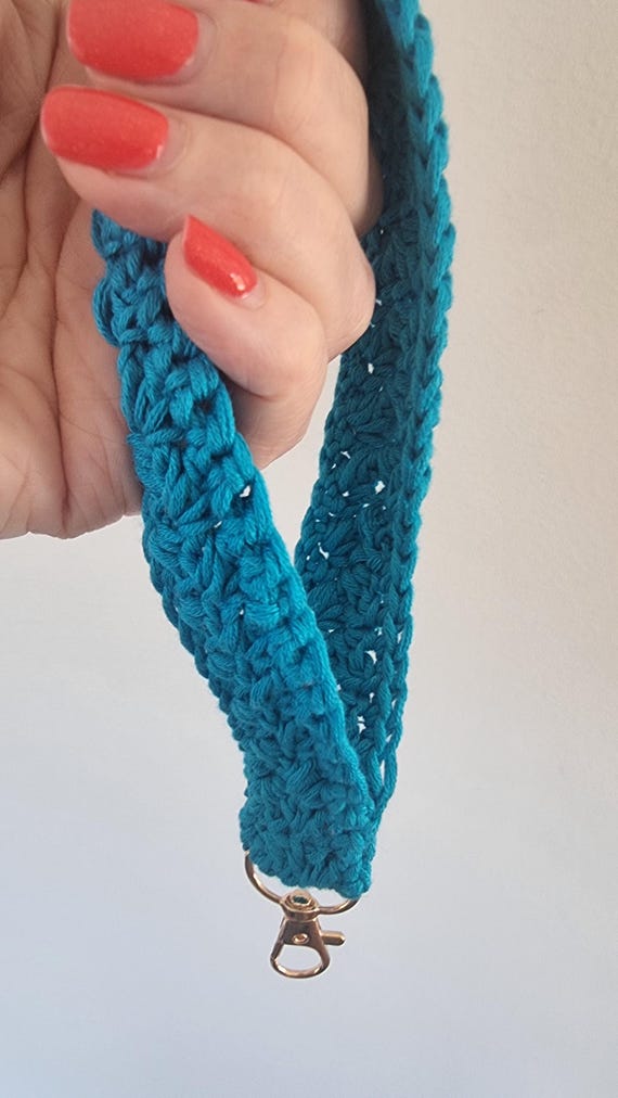 Crochet Wristlet | Key Fob | Keyring | Keychain | Wrist Lanyard