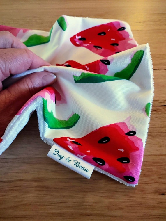 Microfibre Cleaning Cloth | Watermelon | Cleaning Wipe | Eco Friendly | Sustainable | Reusable Wash Cloth | Fabric Duster
