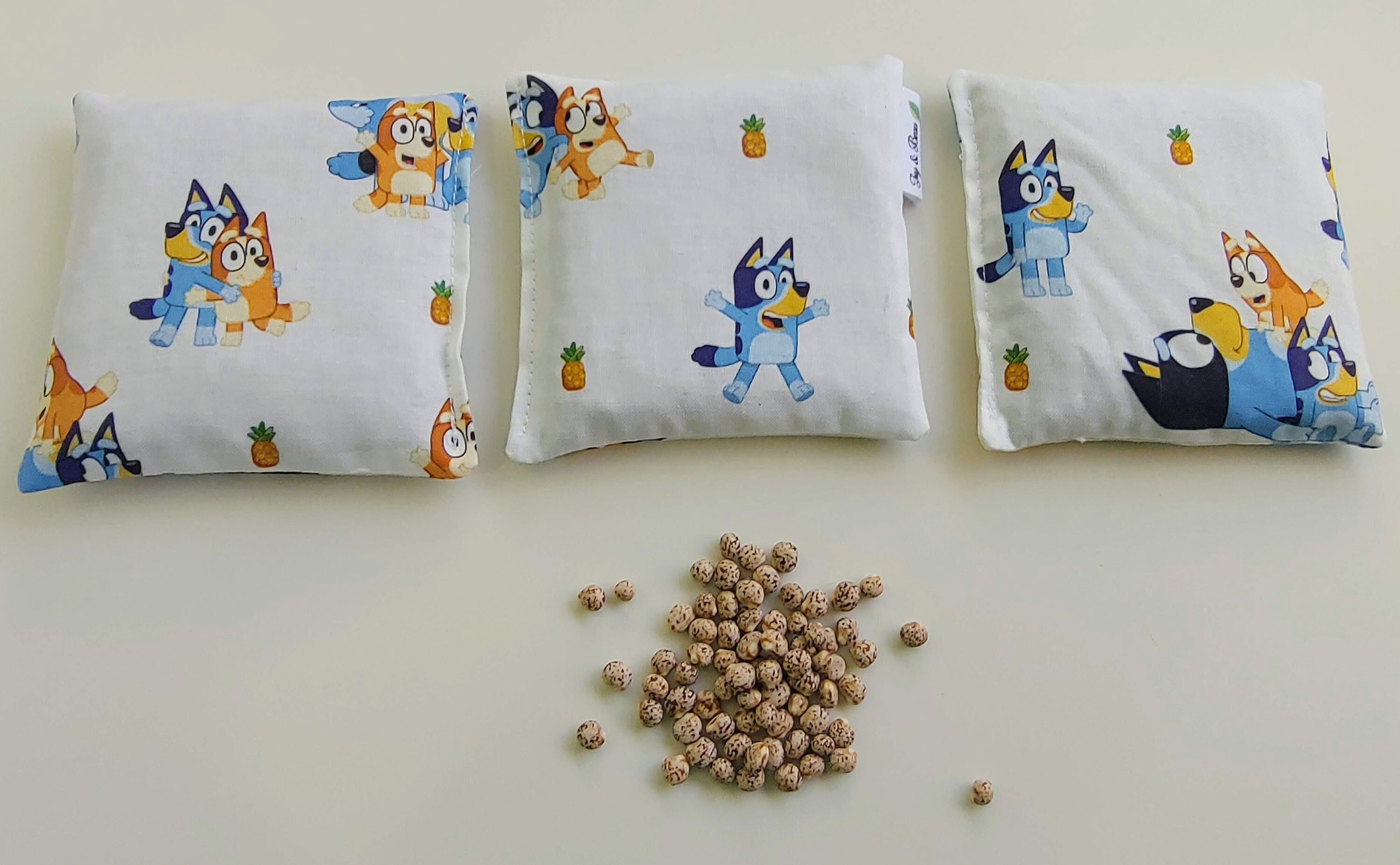Bluey Kids Mini Bean Bags Lupin Seed Mini Heat Pack Cool Pack Bluey