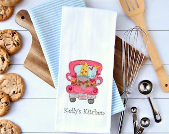 Valentine Gnomie  Flour Sack Towel - Free Customizing!