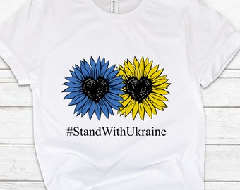Stand with Ukraine! Sunflower T-Shirt